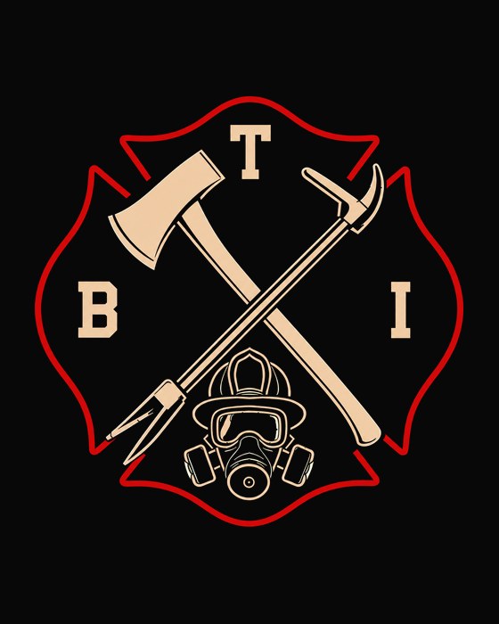 BTI Send Me — BTI badge, worn on the left chest